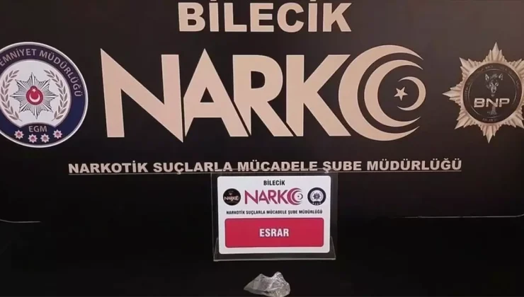 Bilecik’te Uyuşturucu Bulunan Zanlı Gözaltına Alındı